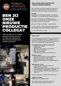 Enthousiaste productiemedewerker