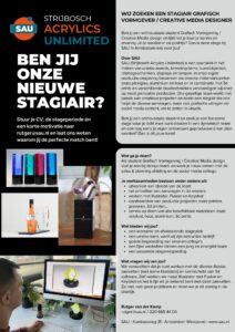 Grafisch vormgever Creative media designer stagiair min